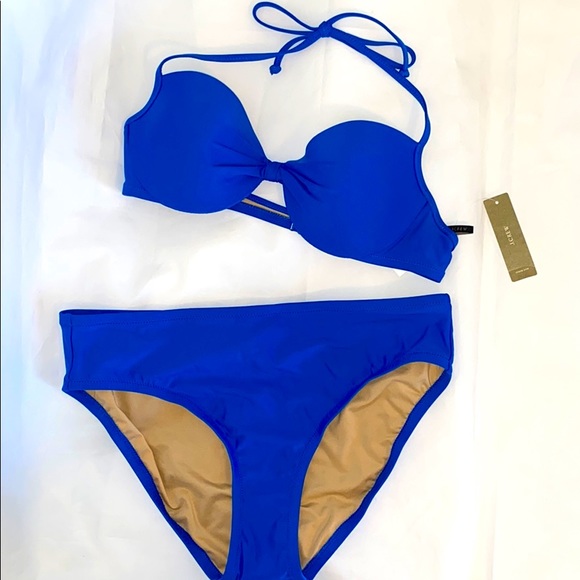 J. Crew Swim J Crew Bikini New Underwire Halter Brief Swim Medium